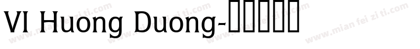 VI Huong Duong字体转换